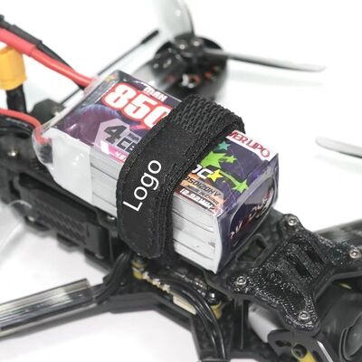 Регулируемые ремешки на липучке с нескользящей силиконовой подложкой для надежного крепления аккумулятора и защиты электроники