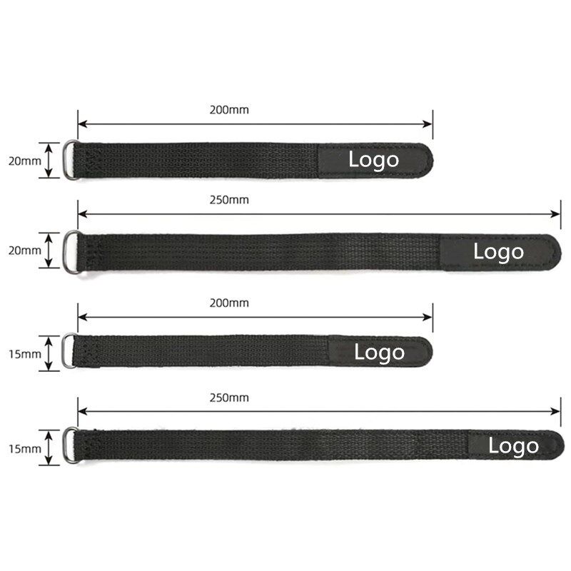 Регулируемые ремешки на липучке с нескользящей силиконовой подложкой для надежного крепления аккумулятора и защиты электроники