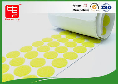 Roll Yellow Color Custom Patches , 20 * 20mm Sticky Dots